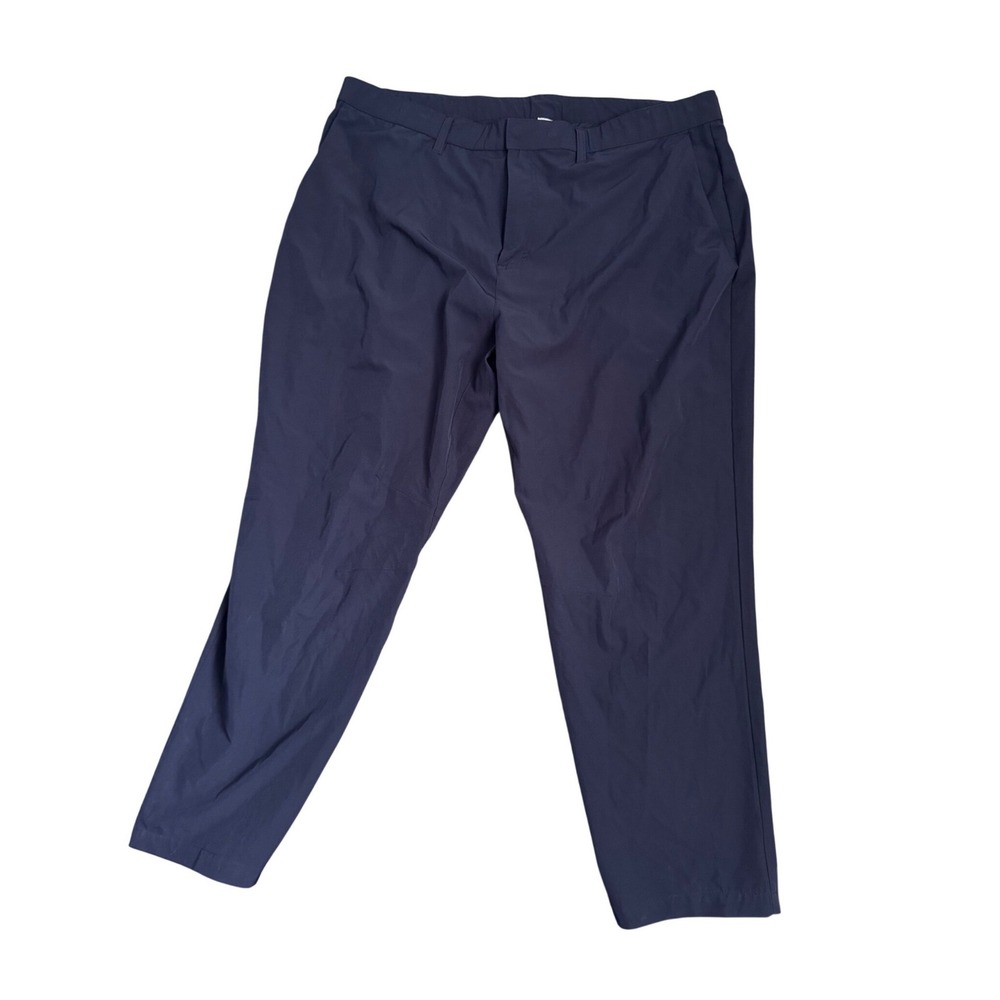 Fabletics The Only Pant Mens Large Classic Navy Blue TraverseTX Performance Golf